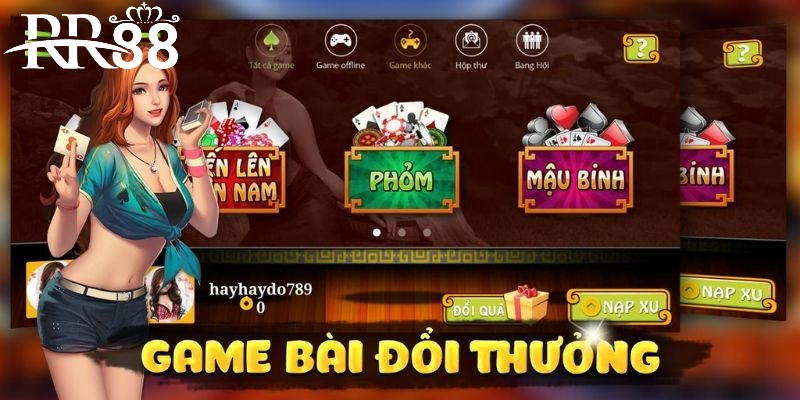 Thu nhập từ chơi Game bài RR88 chuyên nghiệp